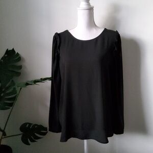LOFT Ruffle Sleeve Blouse